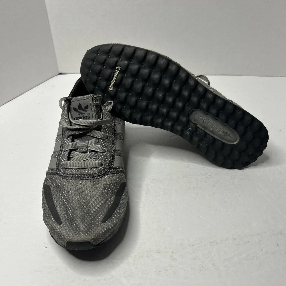 Adidas Continental Grey  3 Stripes Male US Size 5